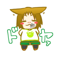 ZANNEN girl sticker #4049178