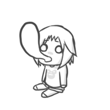 ZANNEN girl sticker #4049181