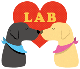 I love Labrador Retriever's sticker #4049359