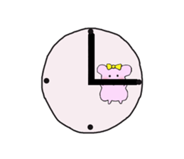 hon wa or pink bear sticker #4049653