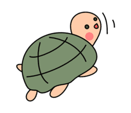 Simple turtle sticker #4049704