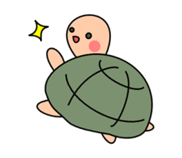 Simple turtle sticker #4049711