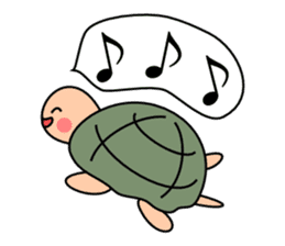 Simple turtle sticker #4049715