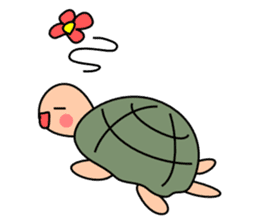 Simple turtle sticker #4049718