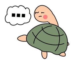 Simple turtle sticker #4049719