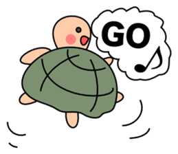 Simple turtle sticker #4049721