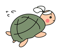 Simple turtle sticker #4049724