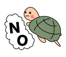 Simple turtle sticker #4049730