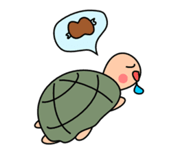 Simple turtle sticker #4049736