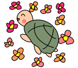 Simple turtle sticker #4049742