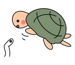 Simple turtle sticker #4049743