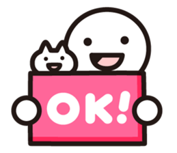 human&cat sticker #4050264