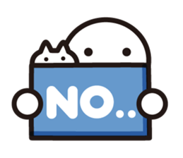 human&cat sticker #4050265