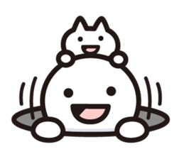 human&cat sticker #4050266