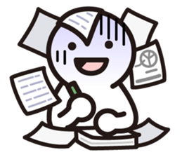 human&cat sticker #4050268