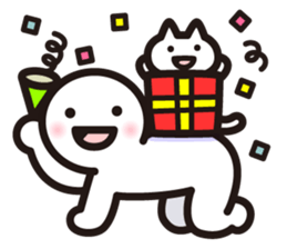 human&cat sticker #4050296
