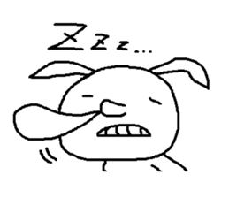 A devilish rabbit sticker #4050670