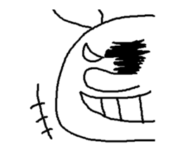 A devilish rabbit sticker #4050673