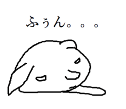 A devilish rabbit sticker #4050688