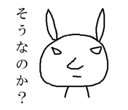 A devilish rabbit sticker #4050695