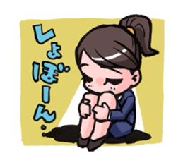 office lady's Sticker sticker #4050948