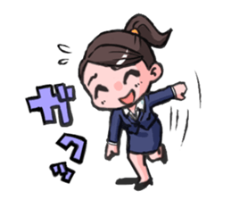 office lady's Sticker sticker #4050950