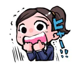 office lady's Sticker sticker #4050958