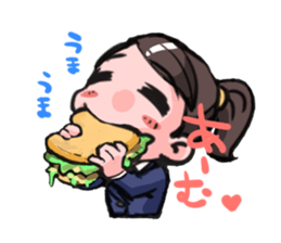 office lady's Sticker sticker #4050963