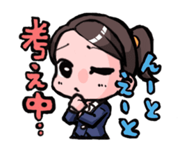 office lady's Sticker sticker #4050973