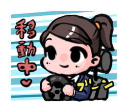 office lady's Sticker sticker #4050981