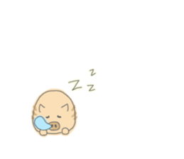 Baby of disgruntled boar sticker #4051032