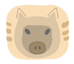 Baby of disgruntled boar sticker #4051063