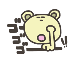 Daily life of lovely bear Tone 2 sticker #4051320