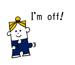 Mrs. Puzzle and FRIENDS sticker #4051749