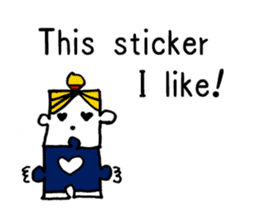 Mrs. Puzzle and FRIENDS sticker #4051783