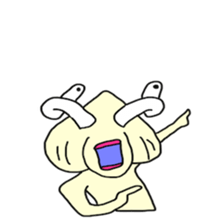 Garlic man gesture Sticker sticker #4051904