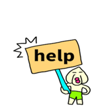 Garlic man gesture Sticker sticker #4051905