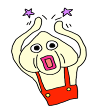 Garlic man gesture Sticker sticker #4051907