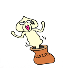 Garlic man gesture Sticker sticker #4051910