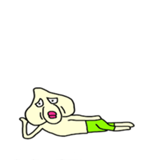 Garlic man gesture Sticker sticker #4051911