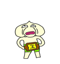Garlic man gesture Sticker sticker #4051916