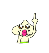 Garlic man gesture Sticker sticker #4051922