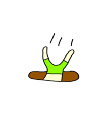 Garlic man gesture Sticker sticker #4051926