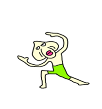 Garlic man gesture Sticker sticker #4051930