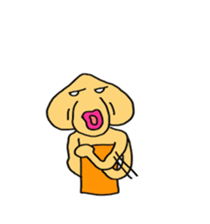 Garlic man gesture Sticker sticker #4051931