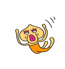 Garlic man gesture Sticker sticker #4051932