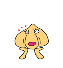 Garlic man gesture Sticker sticker #4051933