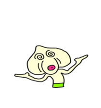 Garlic man gesture Sticker sticker #4051936