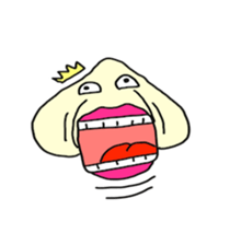 Garlic man gesture Sticker sticker #4051938