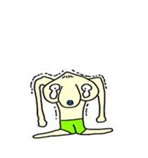 Garlic man gesture Sticker sticker #4051941